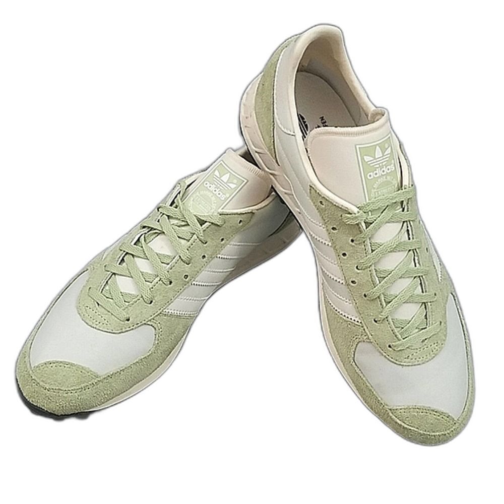 Adidas TRX vintage lime green suede sneaker/ running shoe men's 11